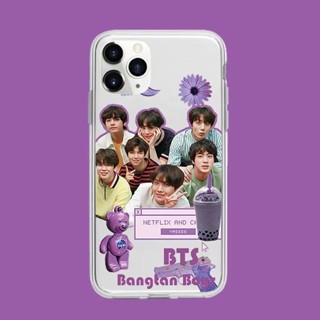 BTS เคสไอโฟน 13 pro max iPhone 7 8 Plus 8พลัส Se 2020 case 11 12 13 14 pro เคส X Xr Xs Max bangtan boys cover