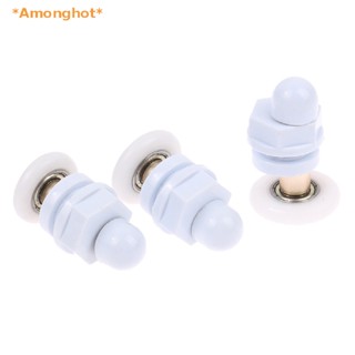 Amonghot&gt; ลูกกลิ้งรอกล้อเลื่อน ทนทาน สําหรับห้องอาบน้ํา ห้องโดยสาร