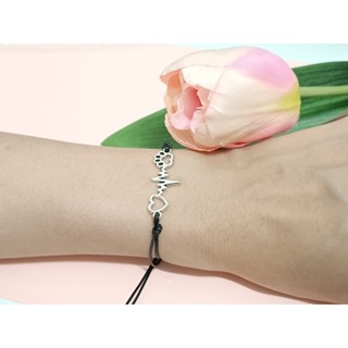 (พร้อมส่งจากไทย) สร้อยข้อมือหัวใจสัตว์เลี้ยง