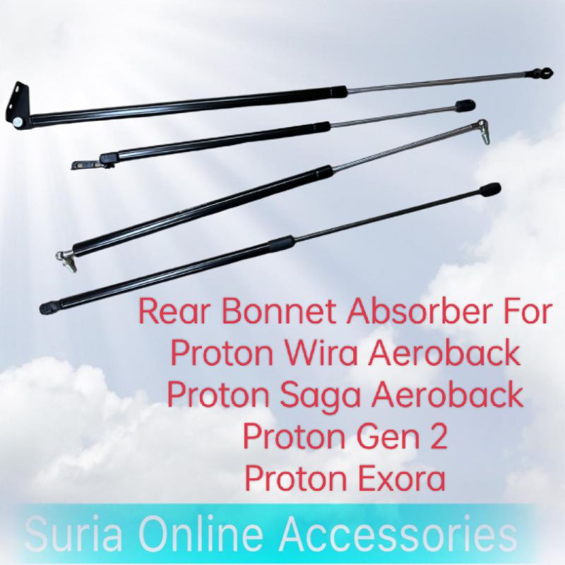 โช้คอัพหลังสําหรับ Proton Saga Iswara Aeroback I Wira Aeroback I Gen 2 I Exora I ราคาสําหรับ 1 PC ติ