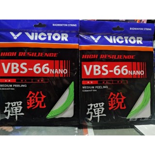 เอ็นแบดมินตัน VICTOR VBS-66 NANO ของแท้100% BADMINTON STRING