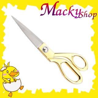 Scissors stainless steel กรรไกรสแตนเลสตัดผ้า ด้ามทอง ขนาด 8.5" กรรไกร กรรไกรตัดผ้า กรรไกรสแตนเลส กรรไกรแบบโค้ง T1744