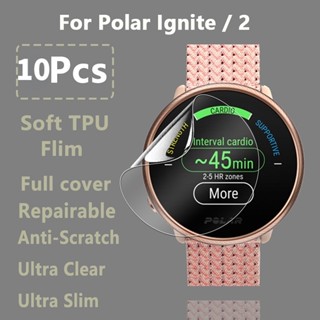 ฟิล์มไฮโดรเจลนิ่ม ใส กันรอยหน้าจอ สําหรับ Polar Ignite 2 Ultra Polar Ignite2 Smart Watch 2 3 5 10 ชิ้น