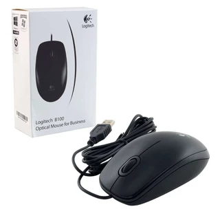 (มีส่งด่วน) LOGITECH B100 MOUSE(เมาส์) รับประกัน 3 ปี
