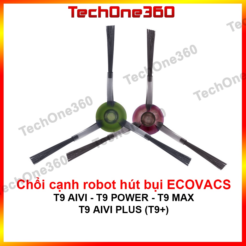 แปรงข้าง แปรงเครื่องดูดฝุ่นหุ่นยนต์ Ecovacs T9 AIVI, T9 Power, T9 Max, T9 AIVI PLUS (T9 AIVI+)