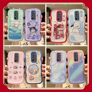 【fashion】เคสออปโป้ a5 2020 เคสออปโป้ a9 2020 เคสโทรศัพท์มือถือแบบใส ลายคลื่น บาร์บีคิวน่ารัก สําหรับ oppo a5 202 a9 2020