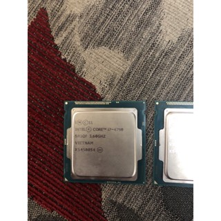 i7-4790 4/8 thread ตัวท๊อปเดิมๆ เจน4 รองรับ mb z87/z97 มีแต่ตัว สภาพสวยมาก ไม่มีตำหนิ ปกติทุกอย่าง ประกัยร้าน 15 วัน