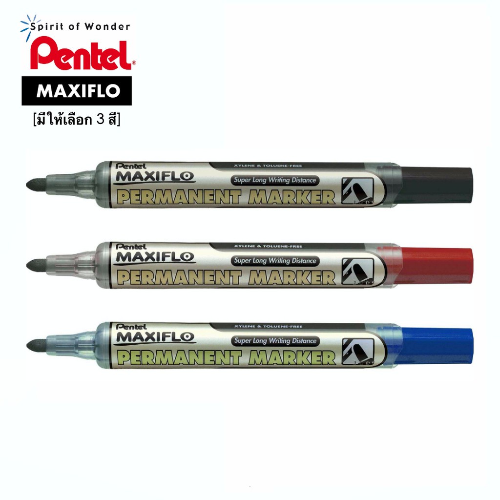 Pentel Permanent Marker NF450 / N450 / NLF50 / Refill NR401I ปากกามาร์คเกอร์เอนกประสงค์แบบลบไม่ได้