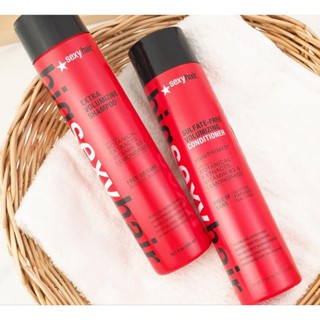 Sexyhair volumizing Shampoo &amp; Conditioner 300mlแชมพูและครีมนวดผม ช่วยทำให้ผมนุ่มมีน้ำหนัก ไม่ชี้ฟู