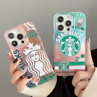 เคสโทรศัพท์มือถือ ลาย Starbucks สําหรับ iphone 14 Pro Max i14 plus 13 Pro Max i13 13pro 11 Pro Max i11 12Pro 12 Pro Max