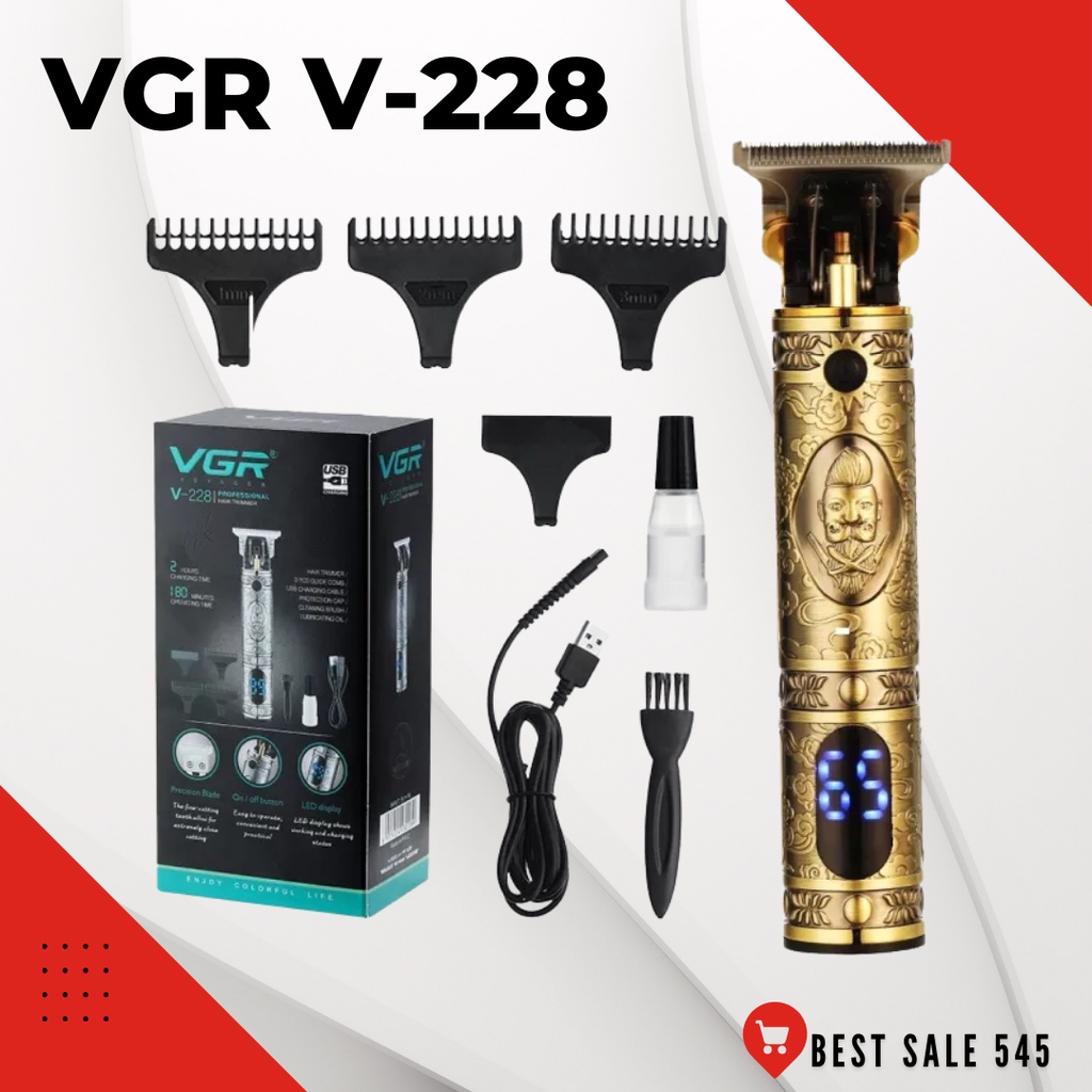 ปัตตาเลี่ยนไร้สาย VGR รุ่น V-228 (สินค้าพร้อมส่ง)