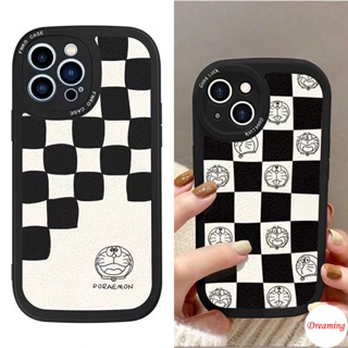 สำหรับ Samsung Galaxy S22 S21 S20 Plus Ultra FE A11 M11 A12 M12 M23 M31 M32 4G 5G รูปไข่ Big Eye เคสโทรศัพท์ Motif สีดำสีขาวตาข่าย