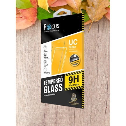 Focus ฟิล์มกระจกกันรอยแบบใส Tempered Glass Samsung A8 Plus (ไม่เต็มจอ)