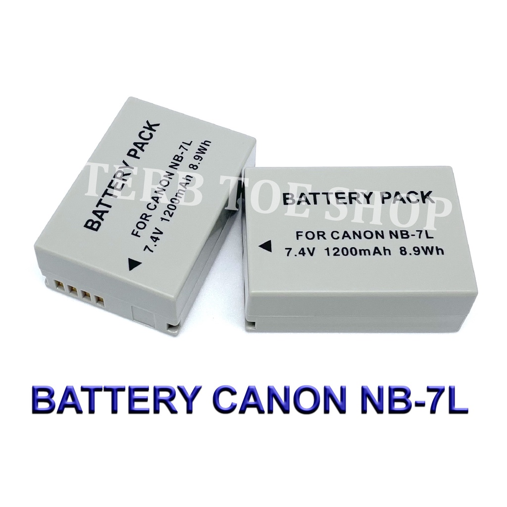 (Pack2)NB-7L / NB7L Camera Battery For Canon Powershot SX30 IS,SX30IS,G10,G11,G12,Canon CB-2LZ BY TERBTOE SHOP