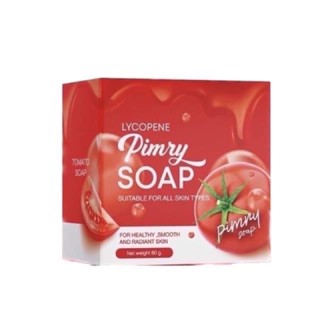 สบู่พิมรี่พาย สบึ่มะเขือเทศ PIMRY TOMATO SOAP