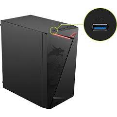 CASE (เคสเกมมิ่ง) MSI MAG SHIELD M301 / M301 Micro-ATX Gaming Case