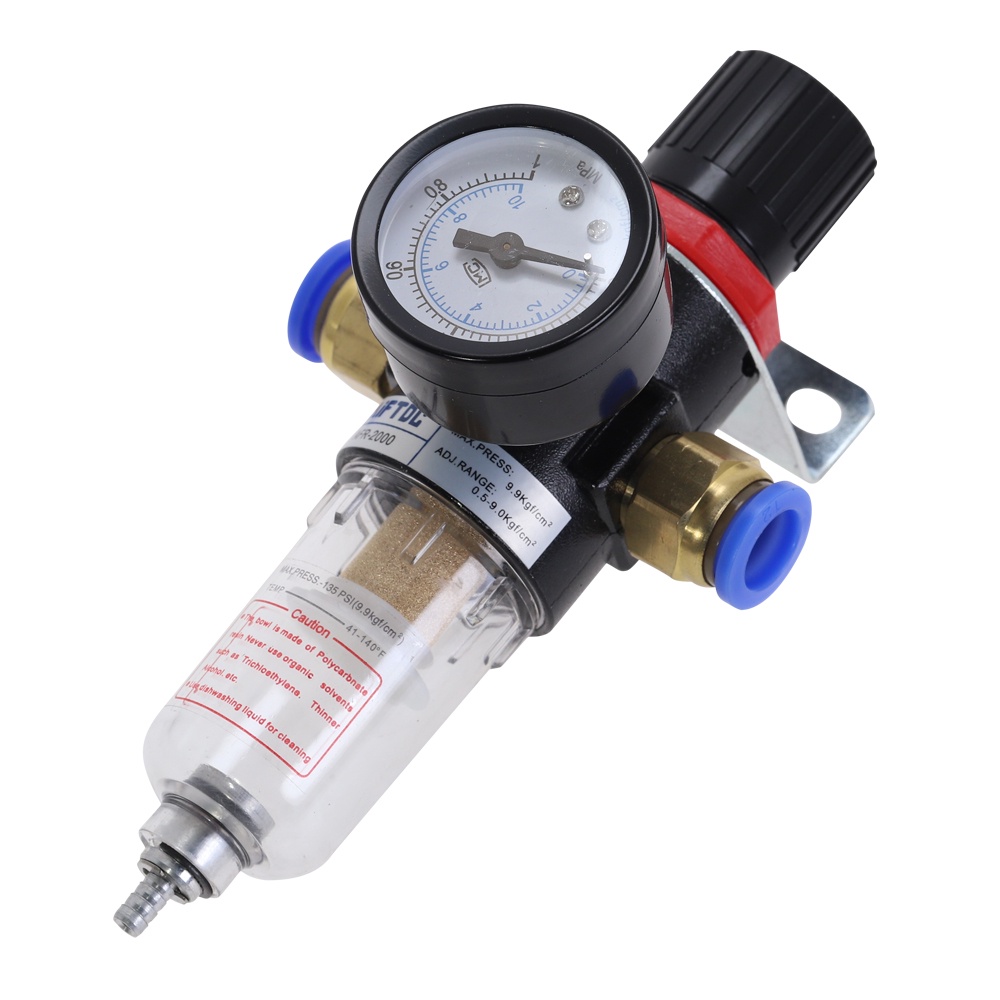 Afr-2000 Pneumatic Filter Regulator Air Treatment Unit สวิตช์ความดัน Gauge AFR2000