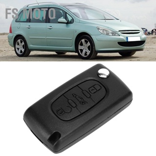 BFs Moto รีโมตกุญแจรถยนต์ 3 ปุ่ม สําหรับ Peugeot 307 407 308 Saxo