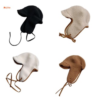 Mojito Plush Earflap Hat Bomber Hat Plush Trapper Hat Ski Hat Hooded Hat Fleece Earflap