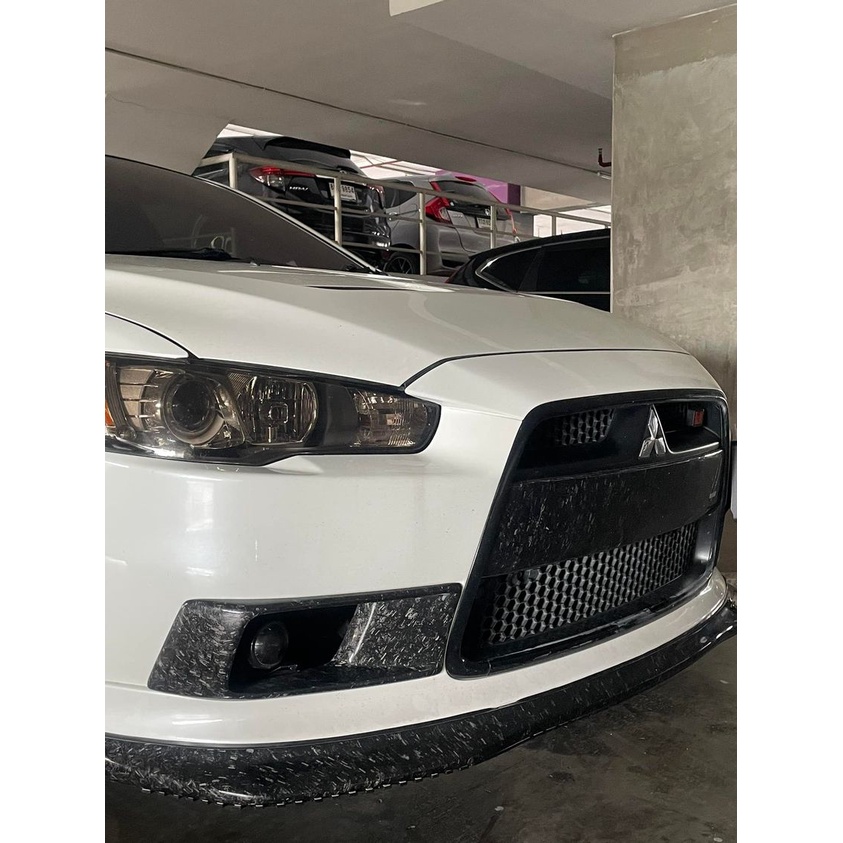 Carbon Fog cover For Lancer EX, RA, Fortis
