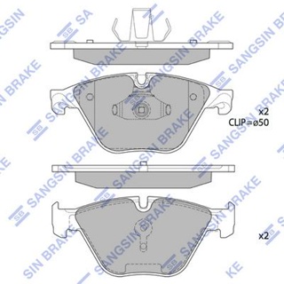 ผ้าดิสเบรคหน้า BMW SERIES 5 F10 F11 520d 528i 530d 530i 535i 2010- SERIES 6 F12 F13 F06 640d 640i 2011- HI-Q