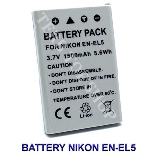 ENEL5  EN-EL5 Camera Battery For Nikon Coolpix P6000,P530,P520,P510,P80 ,P500,P90,P100,5200,P5100,S10,P5000,P4,4200,370