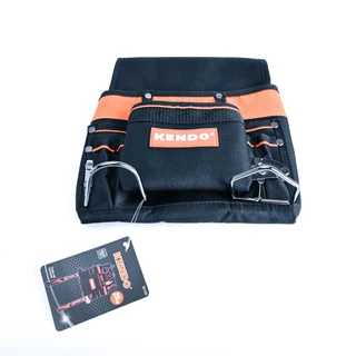 KENDO 90126 กระเป๋าเครื่องมือไร้สาย 8 ช่อง ขนาด 29x27 cm. | SKI OFFICIAL