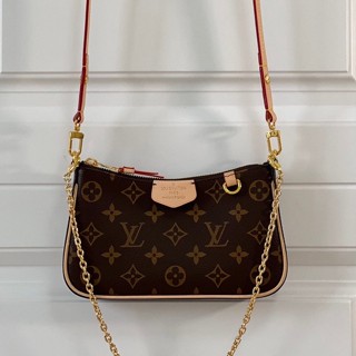 พรี​ ราคา4900 Lv louis vuitton easy pouch on Strap M80349  กระเป๋าสะพายไหล่ กระเป๋าโซ่กระเป๋าสะพายข้