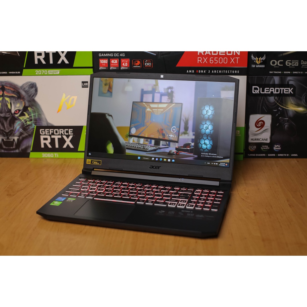 Notebook Gaming Acer Nitro 5 สภาพสวยมาก I5-11400H RTX3050