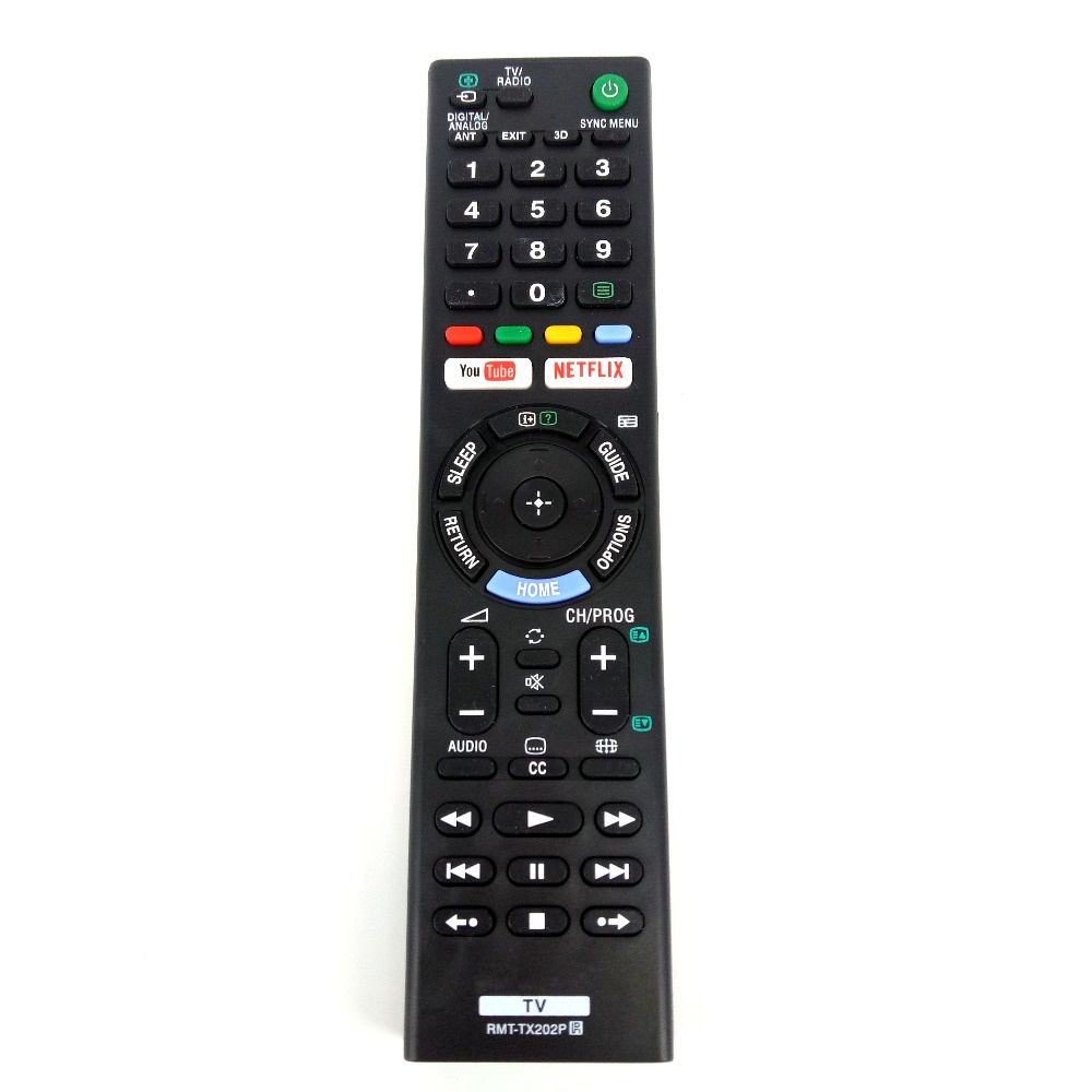 ใหม่เปลี่ยน RMT-TX202P รีโมทคอนโทรลสําหรับ Sony LCD สมาร์ททีวี RMT-TX300P KD-55X9305C KDL-55W805C 55
