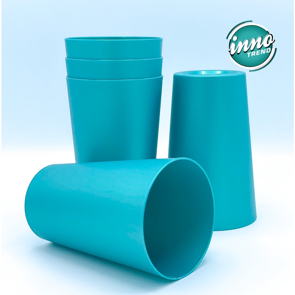 L3 แก้วน้ำดื่ม 14 oz (แพ็ค 5 ใบ) แก้วน้ำพลาสติกหลากสี - รูปที่ 3