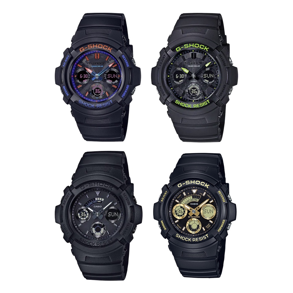 แท้ cmg G-Shock นาฬิกาข้อมือผู้ชาย รุ่น AW-591BB-1 AWR-M100  awr-m100sct-1a AWR-M100SDC-1A ประกัน cm