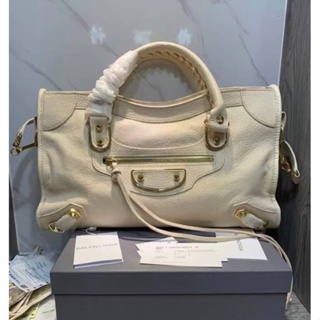 พร้อมส่งNew Balenciaga Classic Metallic Edge City Bag(Ori)เทพ