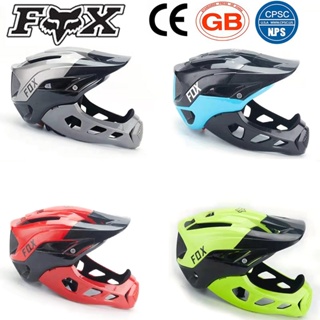 Fox หมวกกันน็อค TRAIL หมวกกันน็อคจักรยาน แบบเต็ม ในแม่พิมพ์ หมวกกันน็อคจักรยาน MTB Casco Ciclismo หมวกกันน็อคจักรยานเสือภูเขา หมวกนิรภัย