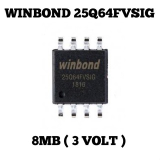 วงจรรวม แฟลช Winbond 25Q64 25Q64FVSIG 8Mb