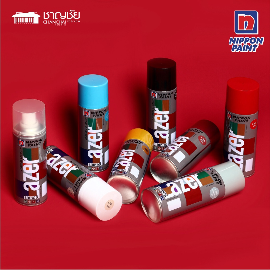 สีสเปรย์ NIPPON PAINT LAZER L ขนาด400 cc รูปที่ 2