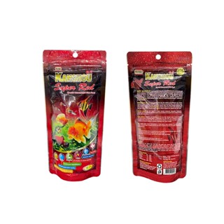 อาหารปลาสวยงาม KANSHOU Super Red  เม็ดจิ๋ว ขนาด 100g อาหารปลาเล็ก อาหารปลาทั่วไป