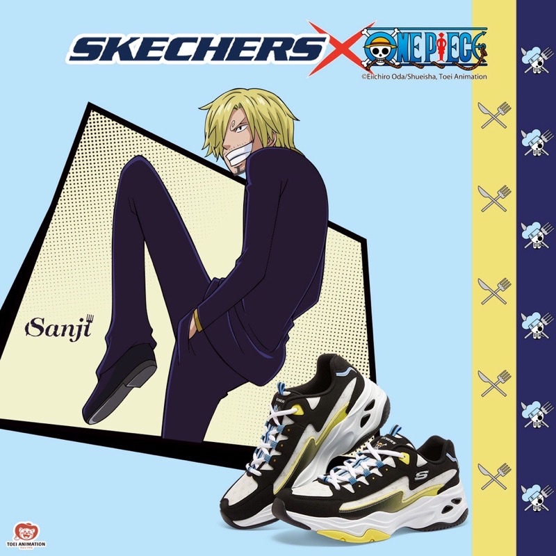 skechers x one piece รุ่นซันจิ