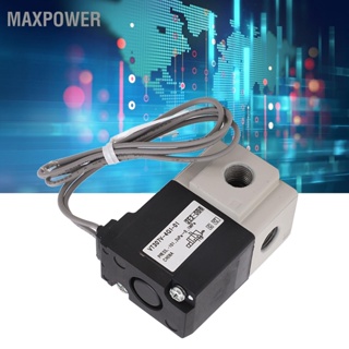 BMaxpower วาล์วโซลินอยด์นิวเมติก 2 ตําแหน่ง 3 ทาง Smc Type G1/8 Ac220V