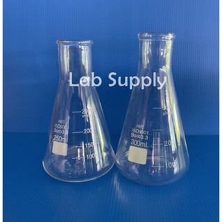 HBT_Erlenmeyer Flask 250ML 300ML 1000ML แก้ว Boro 3.3