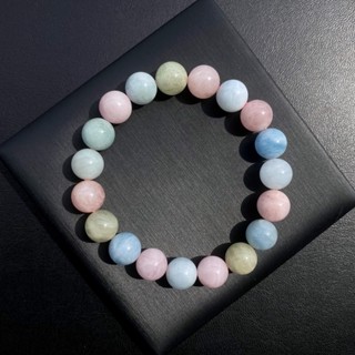 กำไลหินแท้เบริล (Beryl Morganite Bracelet) 10.5mm 🍬