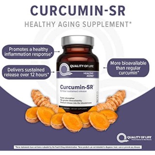 Quality of Life Labs, Curcumin-SR, 60 Vegicaps