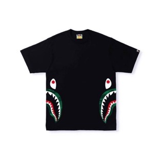 [พร้อมส่ง ของแท้ บินเองหิ้วเอง] A BATHING APE® COLOR CAMO C SIDE SHARK TEE