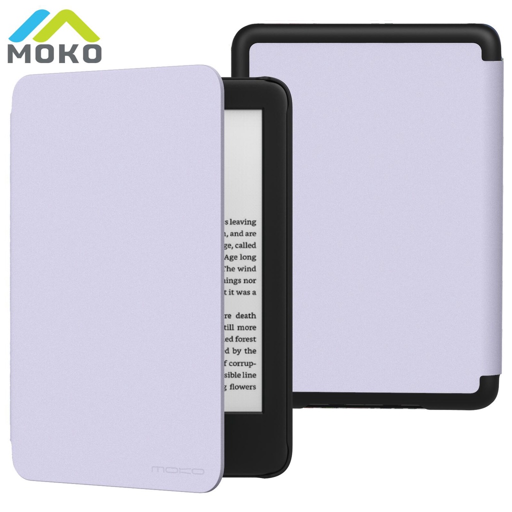Moko เคส น้ําหนักเบา ตั้งหลับอัตโนมัติ สําหรับ Kindle 2022 11th Gen e-Reader 6 นิ้ว