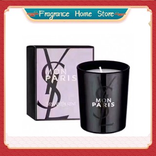 YSL Yves Saint Laurent Mon Paris / Black Opium Scented Candle เทียนหอม 75g กลิ่นเสพติด สินค้าขายหน้าร้าน เทียนหอม