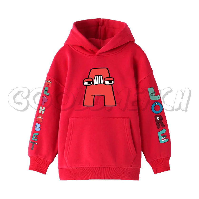 ALPHABET LORE CHARACTERS ABCD TO Z / ALPHABET LORE CHILDRENS HOODIE JACKET