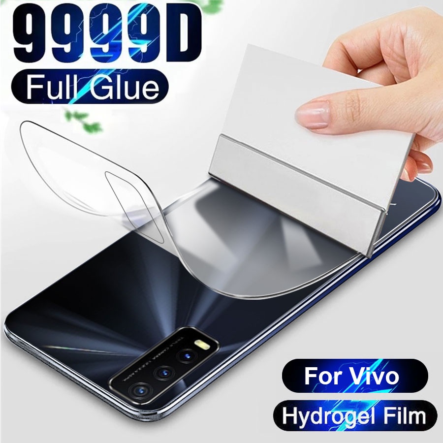 Vivo X50 V21 V23 V17 V15 S1 Pro Y17 Y20 Y20i Y20s Y20s [G] Y21 Y21s Y31s Back Hydrogel Film Full Cover Screen Protector