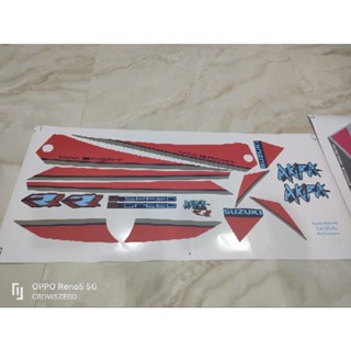 สติ๊กเกอร์ Suzuki Akira RR ปี90 สีน้ำเงิน