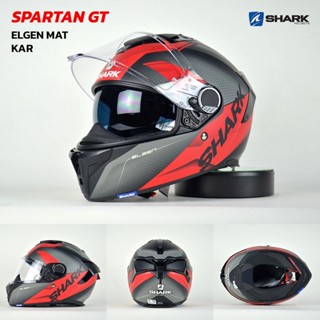 SHARK หมวกกันน็อค รุ่น SPARTAN GT ELGEN MAT EXPORT KAR