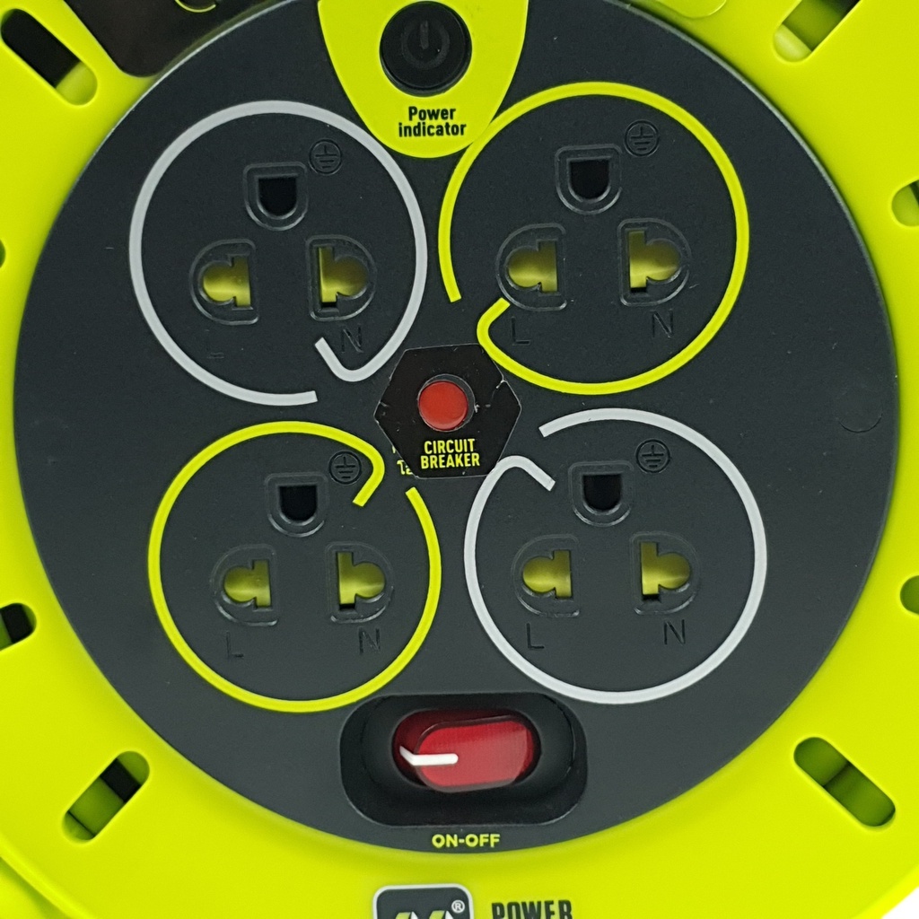 GlobalHouse LUCECO โรลสายไฟ 4หัว 5เมตร ขนาด 1.0mm รุ่น รูปที่ 6